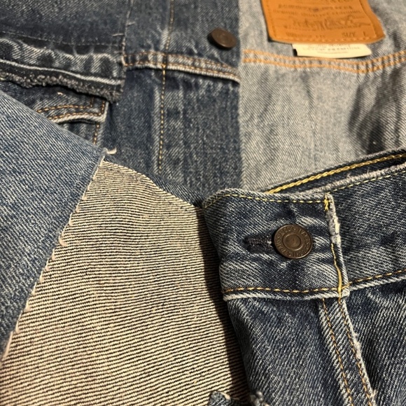 Levi’s patchwork denim jacket - Picture 7 of 8